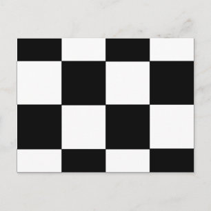 CHECKERBOARD! (eine quadratische Fliese) ~ Postkarte