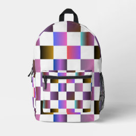 CheckerBoard-Flare-Backpack Bedruckter Rucksack