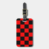 CHECKERBOARD GEPÄCKANHÄNGER (Vorderseite vertikal)