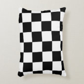 Checkerboard Home Rug of the Classic Elegance Dekokissen (Vorderseite(Vertikal))