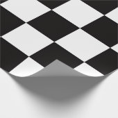 Checkerboard Home Rug of the Classic Elegance Geschenkpapier (Ecke)