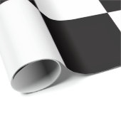 Checkerboard Home Rug of the Classic Elegance Geschenkpapier (Rolleneckpunkt)