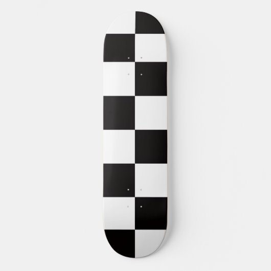 Checkerboard Home Rug of the Classic Elegance Skateboard (Vorderseite)