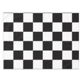 Checkerboard Home Rug of the Classic Elegance Tischdecke (Vorderseite (Horizontal))
