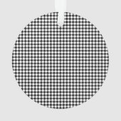 Checkerboard INITIALS School Colors Sportteam Ornament (Rückseite)