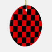 CHECKERBOARD KERAMIK ORNAMENT (Rechts)