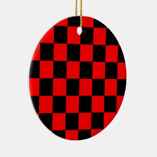 CHECKERBOARD KERAMIK ORNAMENT (Rechts)