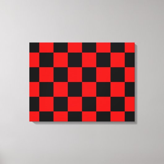 CHECKERBOARD LEINWANDDRUCK (Vorderseite)