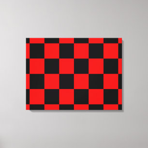 CHECKERBOARD LEINWANDDRUCK