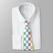 Checkerboard Neck Tie Krawatte (Gebunden)