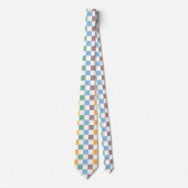 Checkerboard Neck Tie Krawatte (Vorderseite)