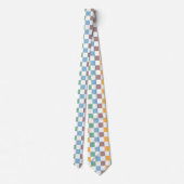 Checkerboard Neck Tie Krawatte (Rückseite)