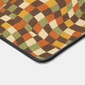 Checkerboard Optical Illusion - Psychedelic 70s Schreibtischunterlage (Ecke)