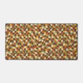 Checkerboard Optical Illusion - Psychedelic 70s Schreibtischunterlage (Vorderseite)