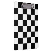 Checkerboard pattern black and white klemmbrett (Rechts)