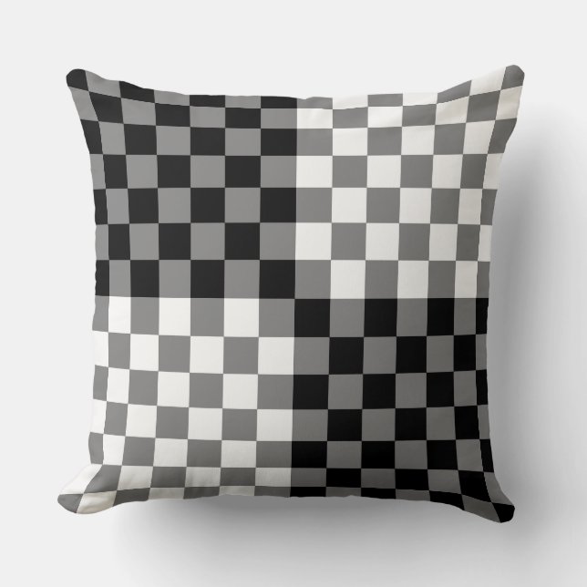 CHECKERBOARD PATTERN KISSEN (Vorderseite)