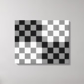 CHECKERBOARD PATTERN LEINWANDDRUCK (Vorderseite)