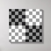 CHECKERBOARD PATTERN LEINWANDDRUCK (Vorderseite)