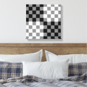 CHECKERBOARD PATTERN LEINWANDDRUCK (Insitu (Schlafzimmer))