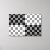 CHECKERBOARD PATTERN LEINWANDDRUCK (Vorderseite)
