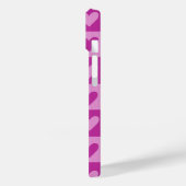Checkerboard Pink Heart Muster Handy Case (Rückseite / Links)