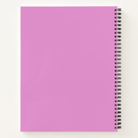 Checkerboard Pink Heart Notebook Notizblock (Rückseite)