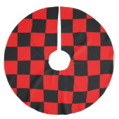 CHECKERBOARD POLYESTER WEIHNACHTSBAUMDECKE (Vorderseite)