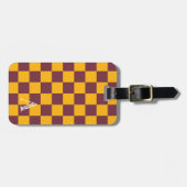 Checkerboard Sports Team Colors School - ITIALER S Gepäckanhänger (Vorderseite horizontal)