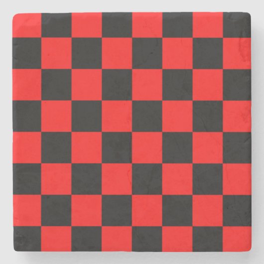 CHECKERBOARD STEINUNTERSETZER (Vorderseite)