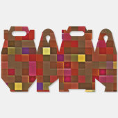 "Checkered Affair" (gable/large) Geschenkschachtel (Ungeklappt)