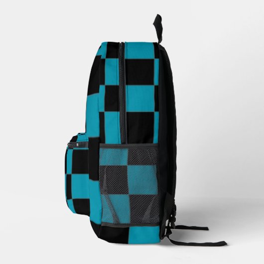 Checkered Bedruckter Rucksack (Rechts)
