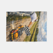 Checkered Flag Blanket Fleecedecke (Vorderseite (Horizontal))