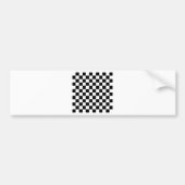 Checkered Flagge, die Autoaufkleber (Vorne)