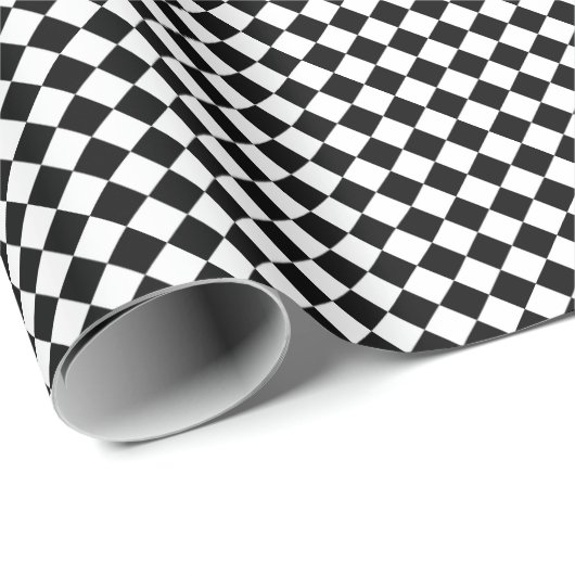 Checkered Flagge, die Geschenkpapier (Rolleneckpunkt)