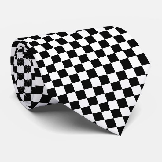 Checkered Flagge, die Krawatte (Gerollt)