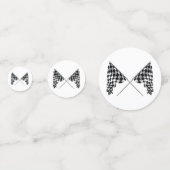 Checkered Flags Confetti Konfetti (Vorderseiten)