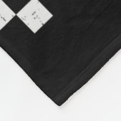 Checkered Game Day Cute Coquette Bow Softll Women Fleecedecke (Ecke)