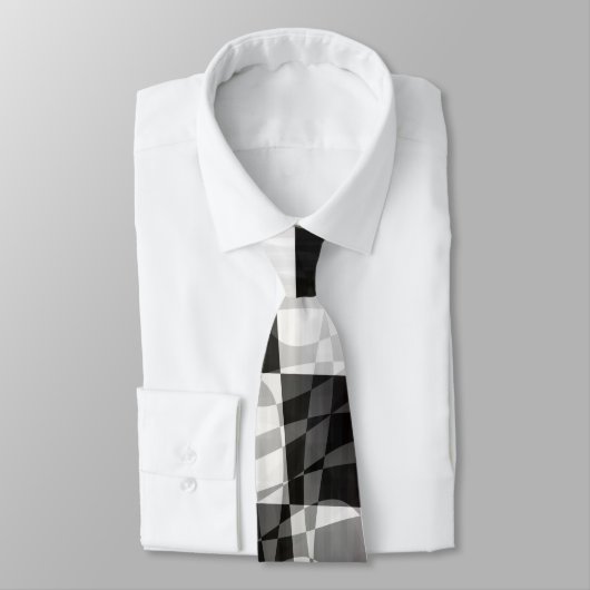 checkered,geometric,abstract,checks,pattern,distor krawatte (Gebunden)