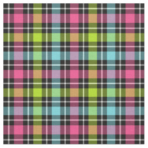 Checkered Girly Neonkariertes Stoff
