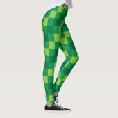 Checkered grüne Leggings (Rechts)