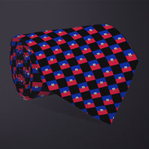 Checkered Haiti Flag Muster