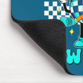 Checkered Happy New Year 2026 Disco Ball New Year Mousepad (Ecke)