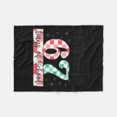 Checkered I Survived 67 Days Of School Meme Teache Fleecedecke (Vorderseite (Horizontal))