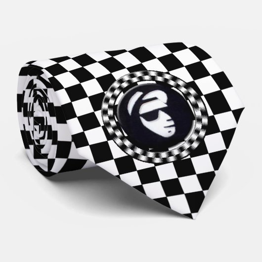 Checkered Jabsco Krawatte (Gerollt)