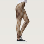 Checkered karierte Leggings Browns und TANs (Rechts)