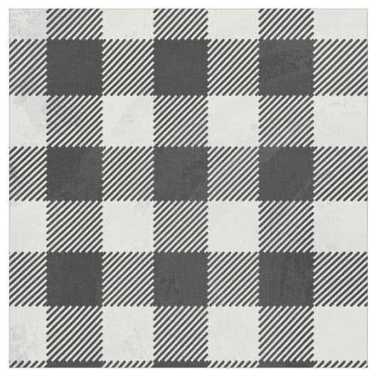 Checkered kariertes Schwarzweiss Stoff (Nahaufnahme)