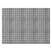 Checkered kariertes Schwarzweiss Tischdecke (Vorderseite (Horizontal))