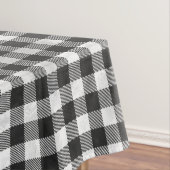 Checkered kariertes Schwarzweiss Tischdecke (Beispiel)