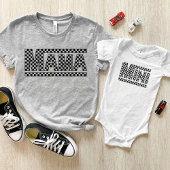 Checkered Mama Tshirt - Passend zu Ihrem Mini