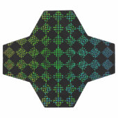 Checkered Moire von Kenneth Yoncich Fußball (Flach)